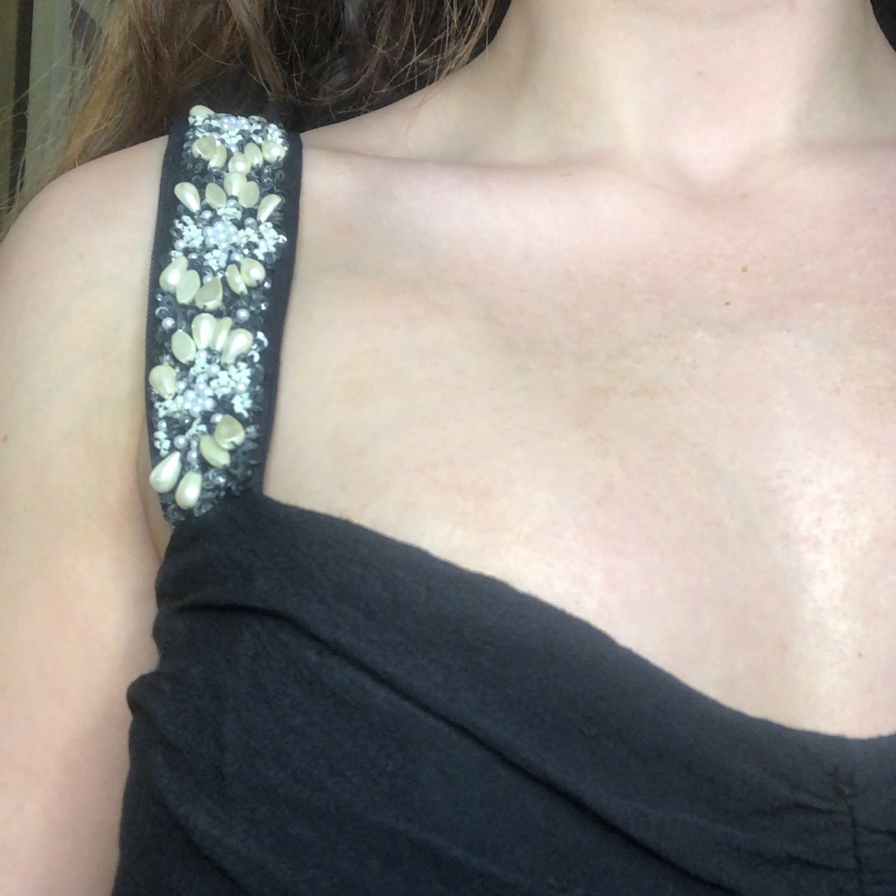 Black beaded jumpsuit - Picture 3 of 3